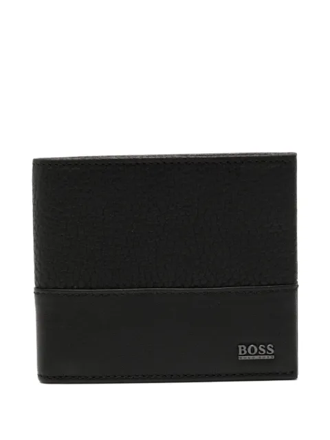 BOSS logo-plaque wallet 