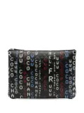CHANEL Pre-Owned 2017-2018 Medium Quilted Lambskin Data Center O Case clutch bag - Black