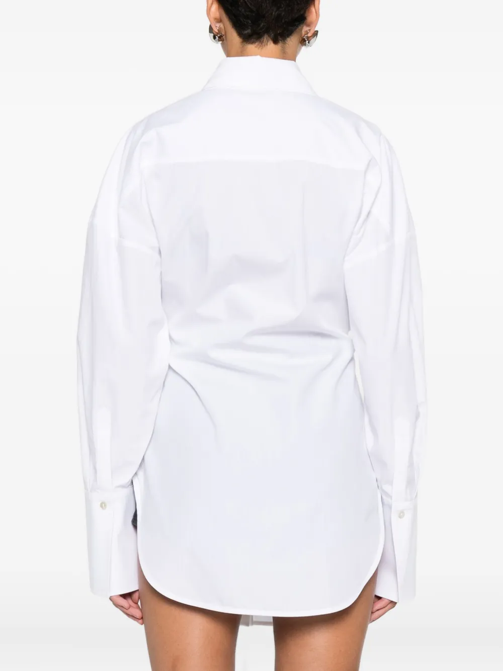 Blumarine Cotton Shirts In White