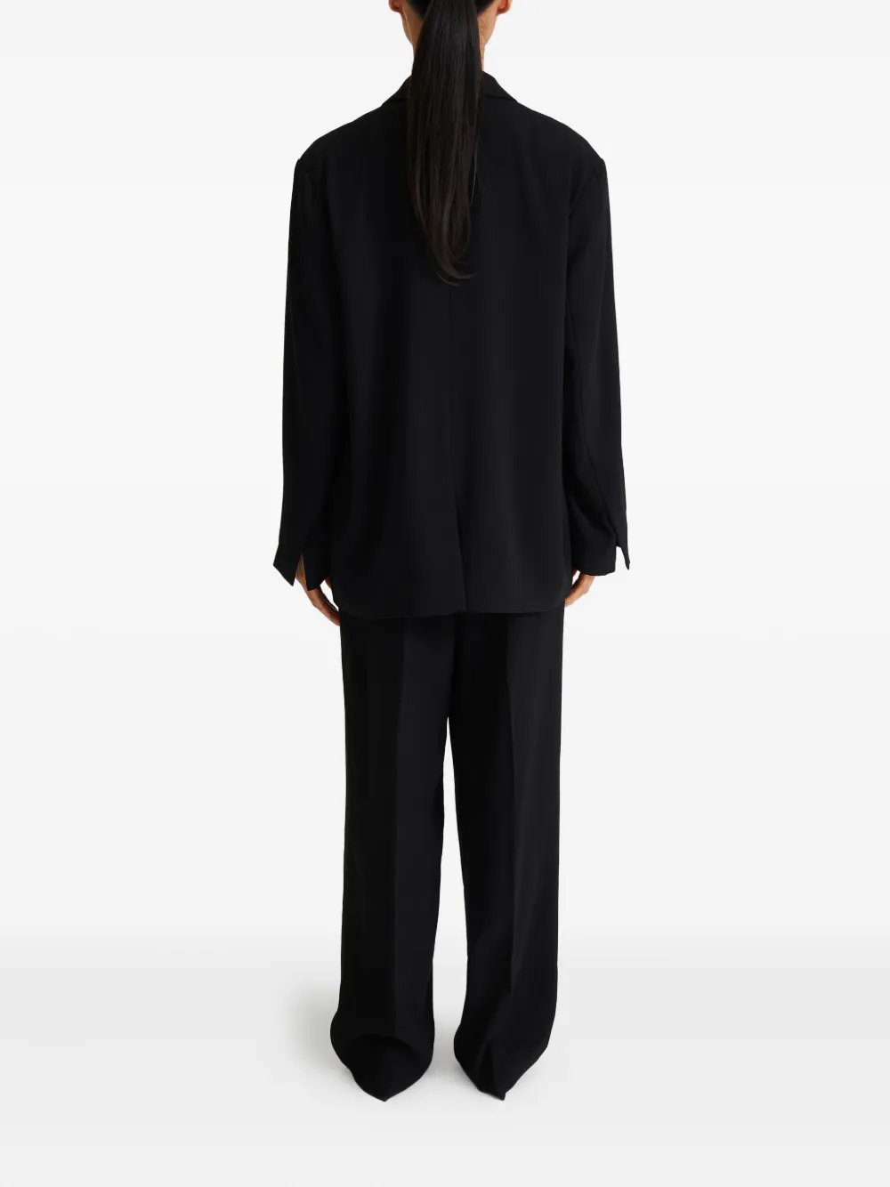 Stylein Double-breasted Blazer In Black