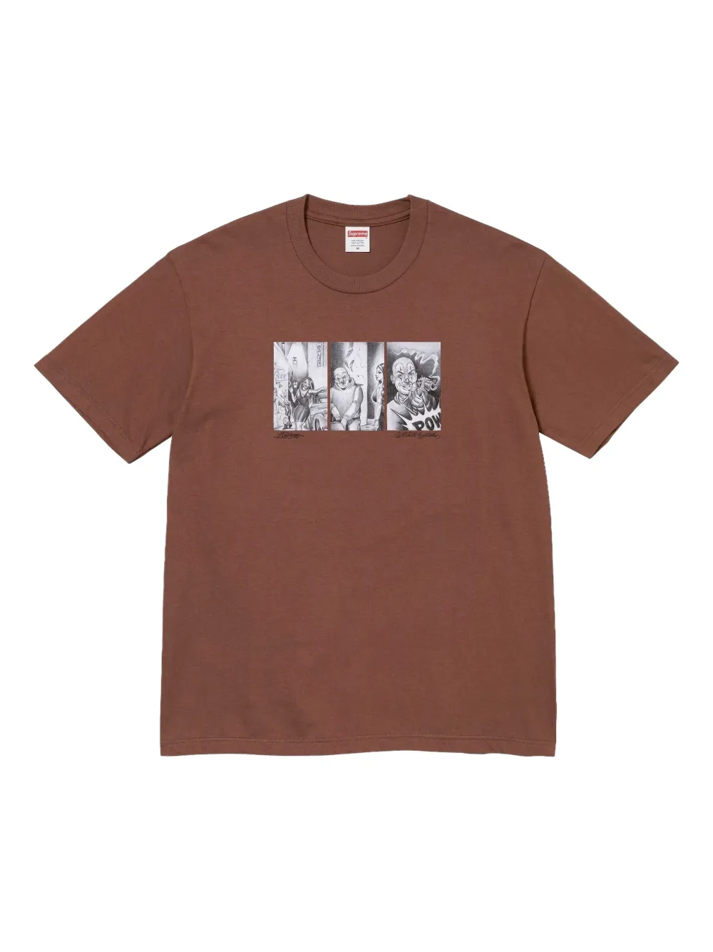 Supreme playera Mister Cartoon Pow | marrón | Image 1