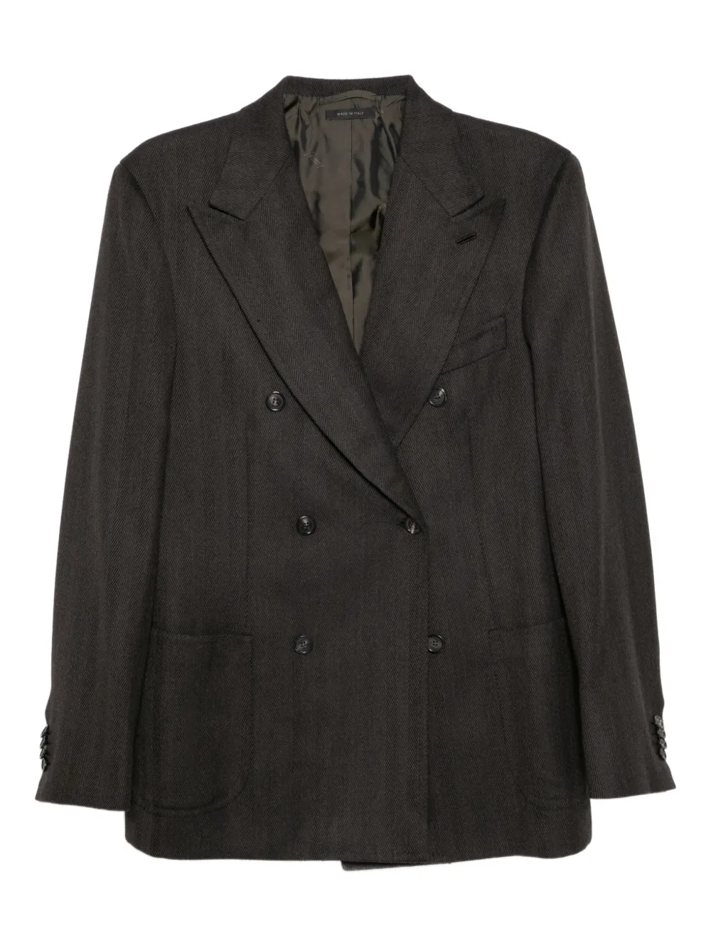Brioni double-breasted blazer | Brown | Image 1