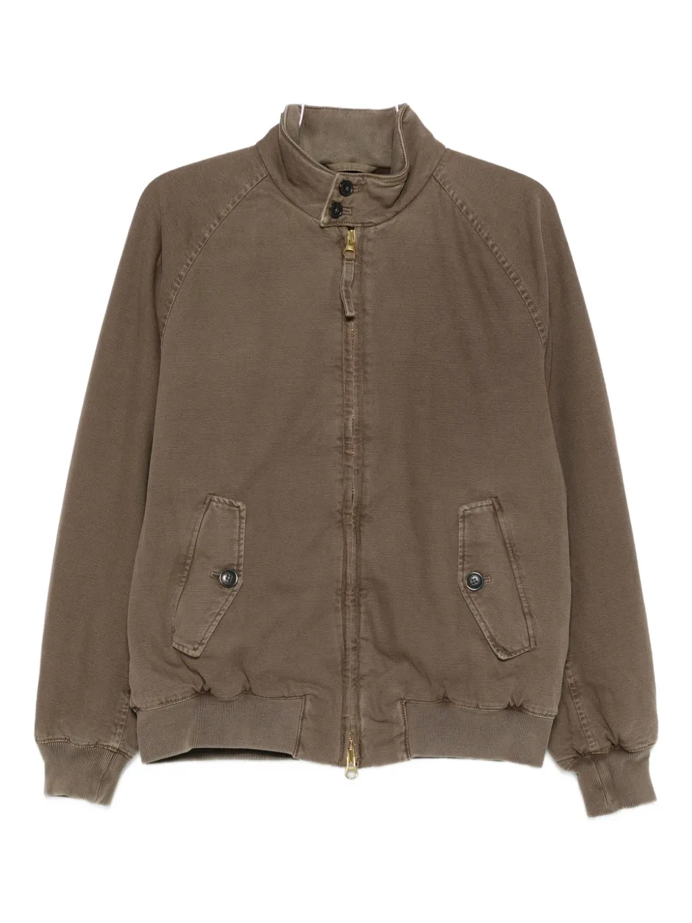 Baracuta zip-front cotton bomber jacket - Verde