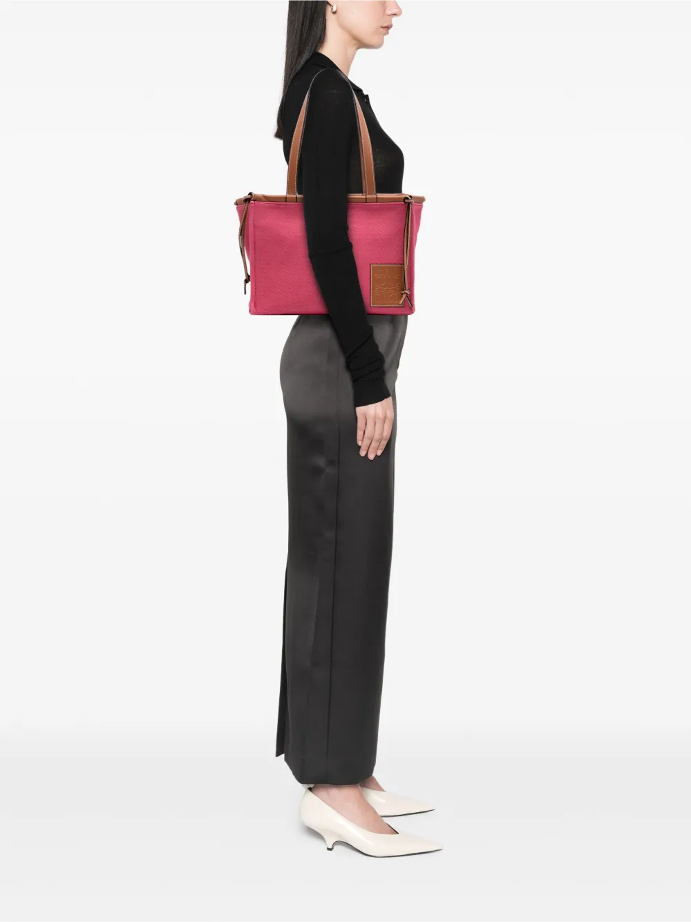 Loewe Pre-Owned 2019 Small Canvas Cushion tote bag | Pre-Owned | Image 2