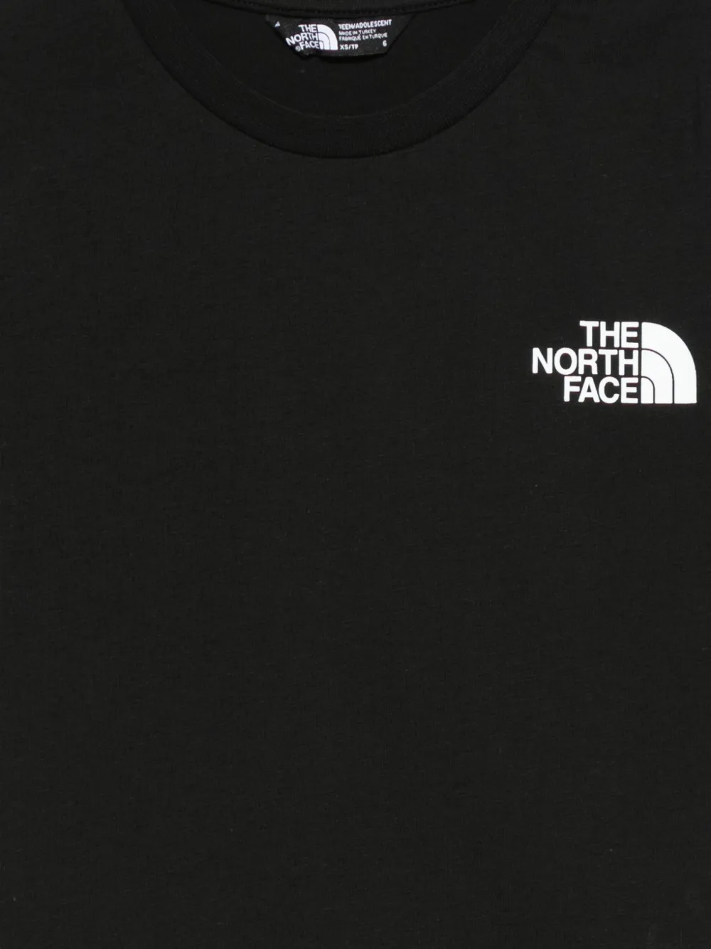 The North Face Kids T-shirt met logoprint Zwart