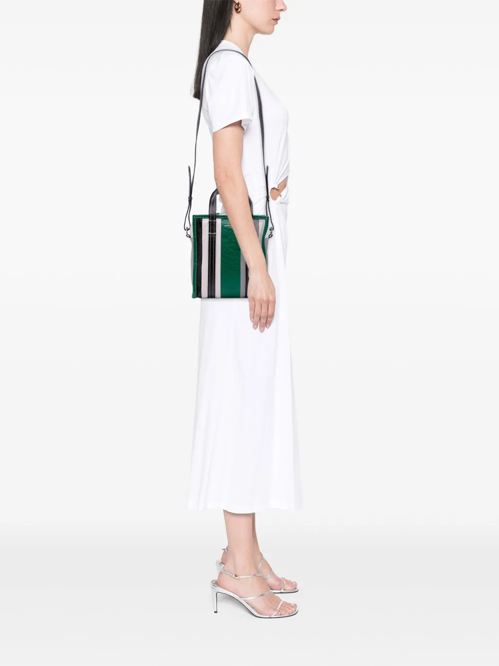 Balenciaga Pre-Owned 2018 XS Lambskin Bazar Shopper satchel | Pre-Owned | Image 2