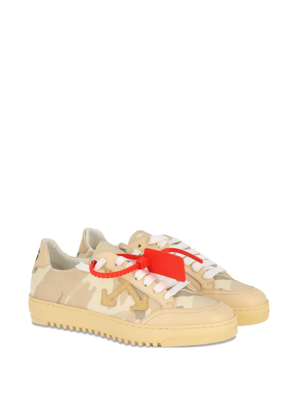 Off-White camouflage-pattern sneakers - Beige