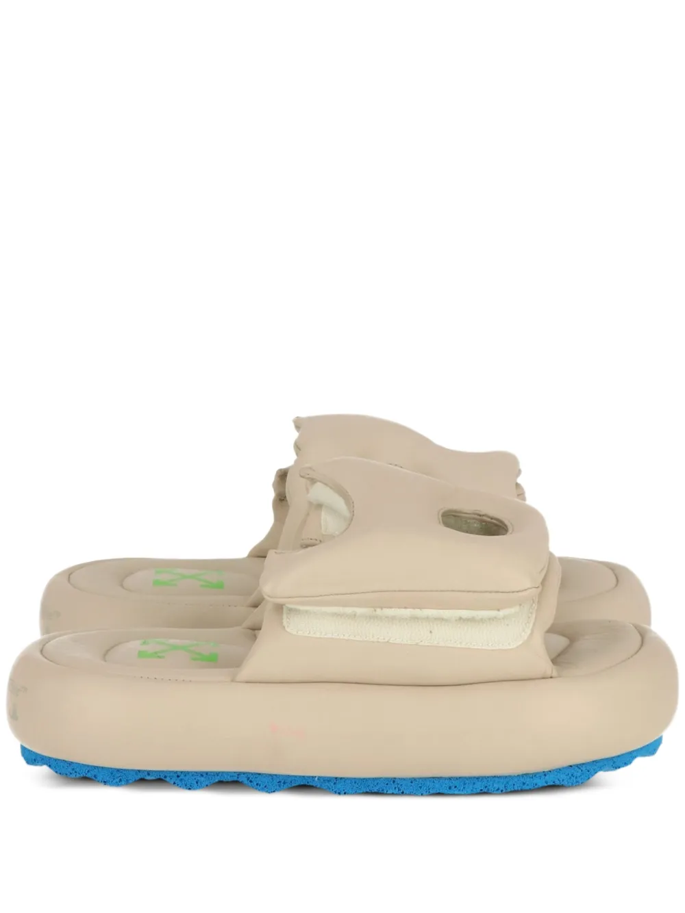 Off-White Meteor padded sandals Neutrals