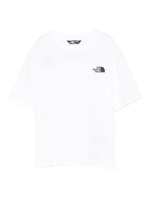The North Face Kids logo-embroidered T-shirt