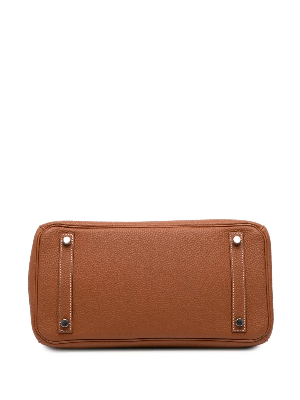 Pre-owned Hermes 2009 Togo Birkin Retourne 30 Handbag In Brown