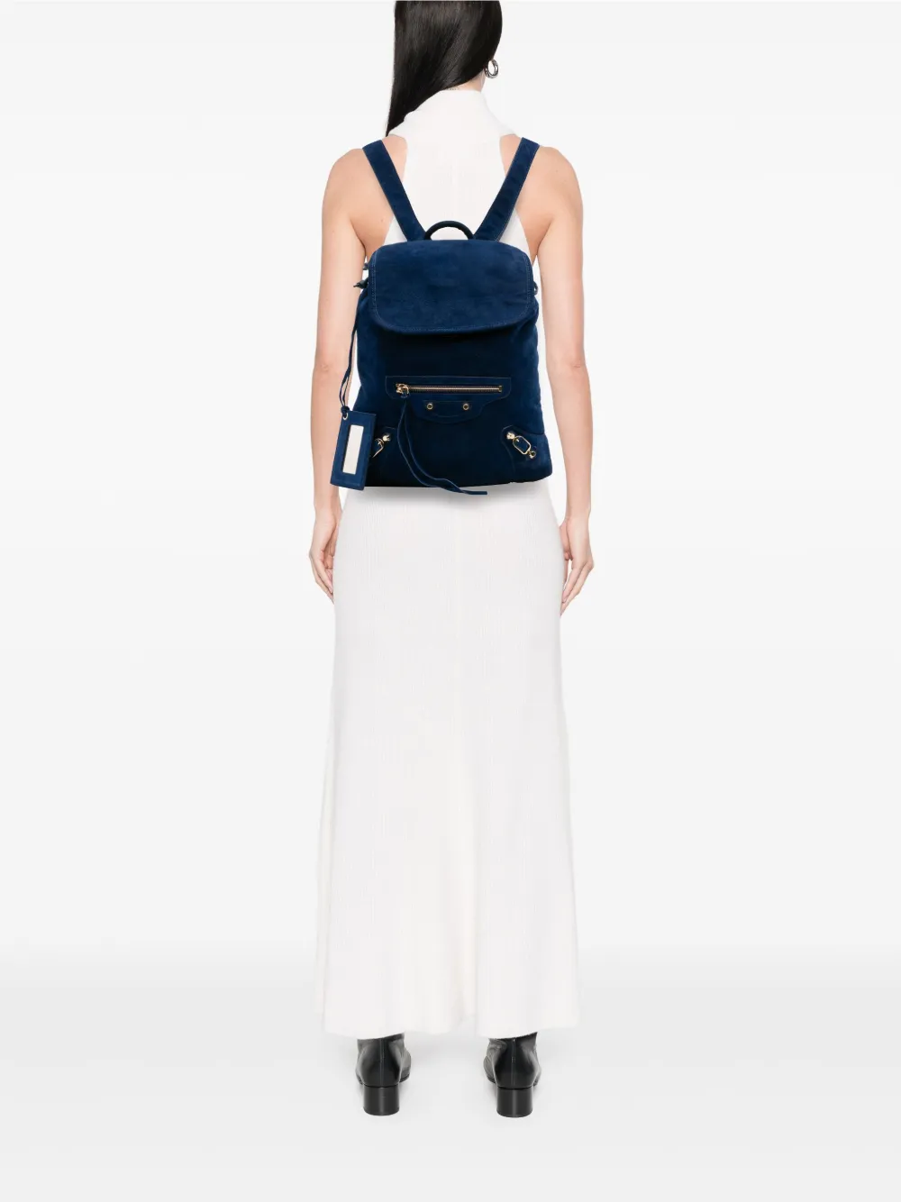 Balenciaga Pre-Owned 2015 Baby Daim Suede Motocross Classic Traveler backpack | Pre-Owned | Image 2