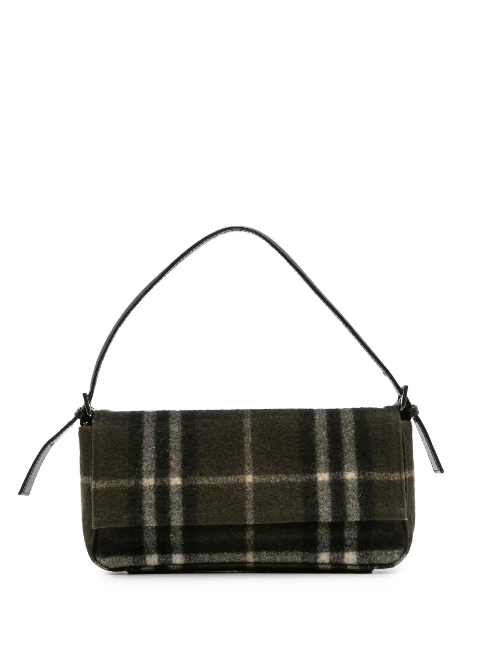 Burberry Pre-Owned 20th Century House Check Wool handbag | Green | Image 1