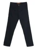 Sand Dilan cuffed cotton trousers - Blue