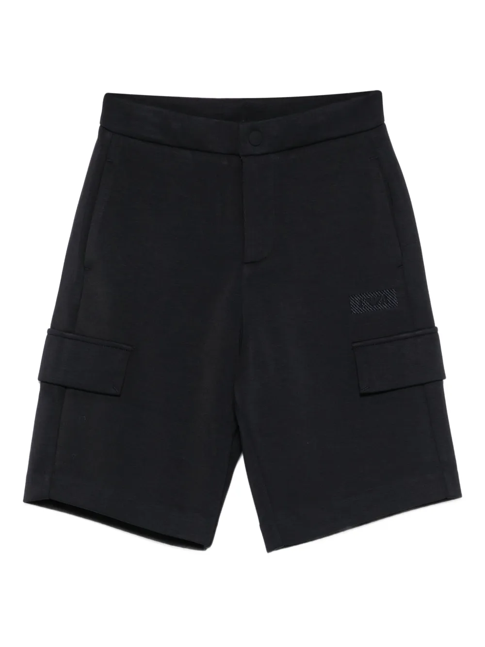 Emporio Armani Cargo-pocket Shorts In Black