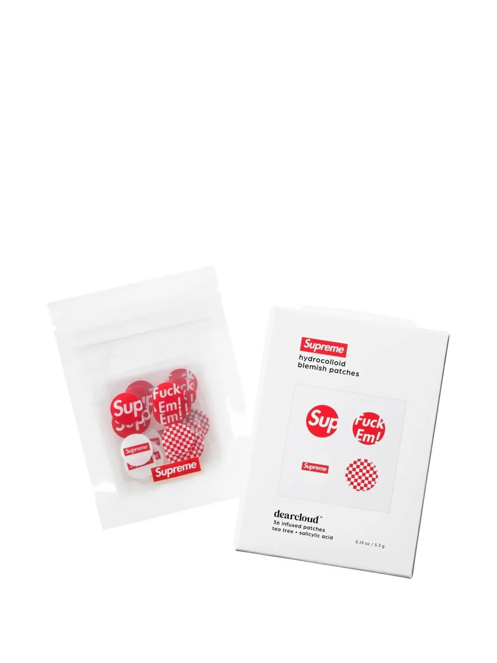 Supreme logo-plaque blemish patches | Notebooks & Planners | Image 2