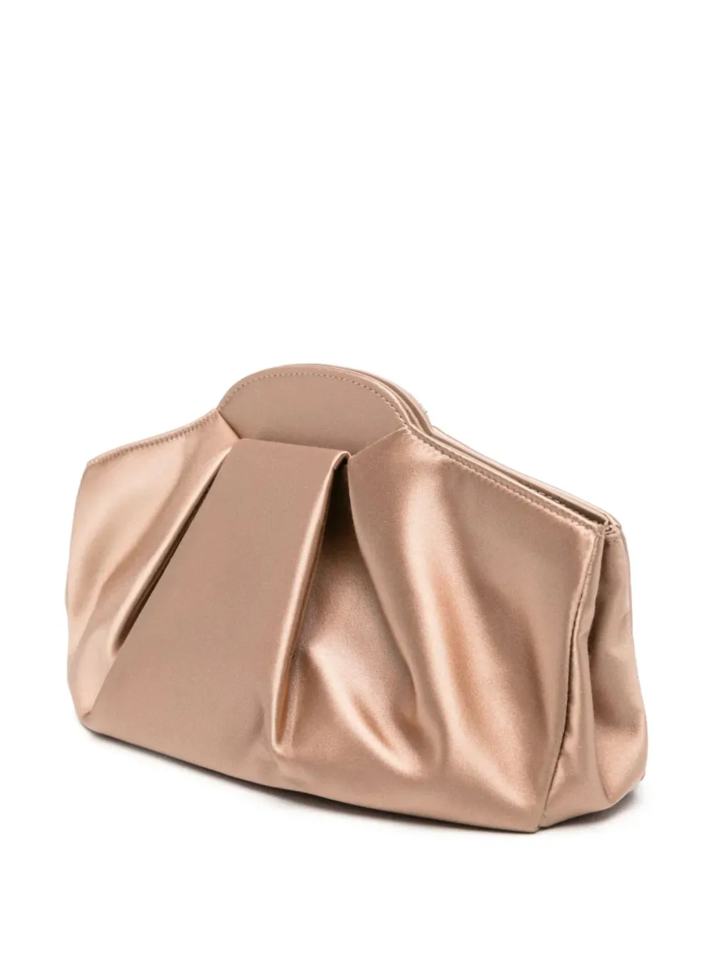 Giuseppe Zanotti Clutch verfraaid met kristallen Beige