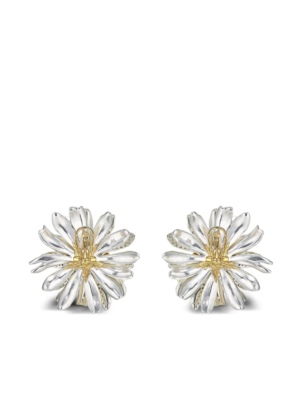 Anabela Chan 18k Gold Vermeil Sunflower Bloom Multi-stone Earrings In Yellow