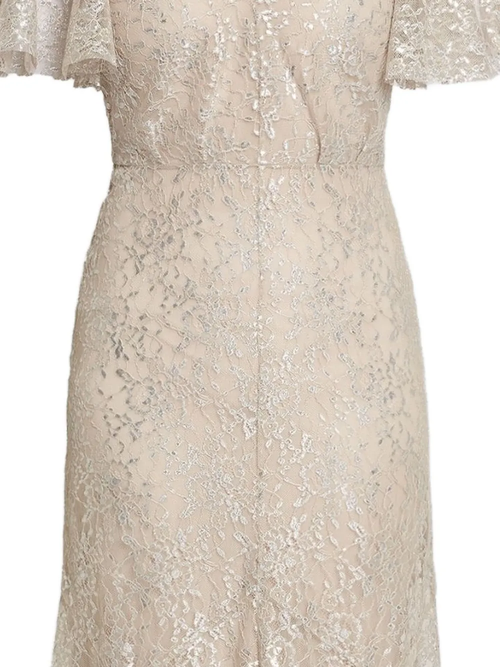 ERDEM Jurk met korte mouwen - Beige