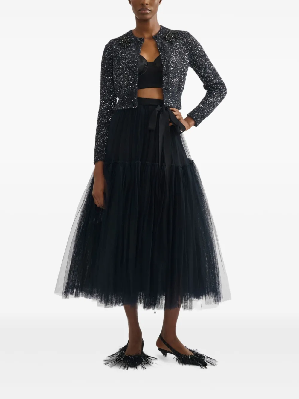 ERDEM falda larga con moño | Faldas largas | Image 2