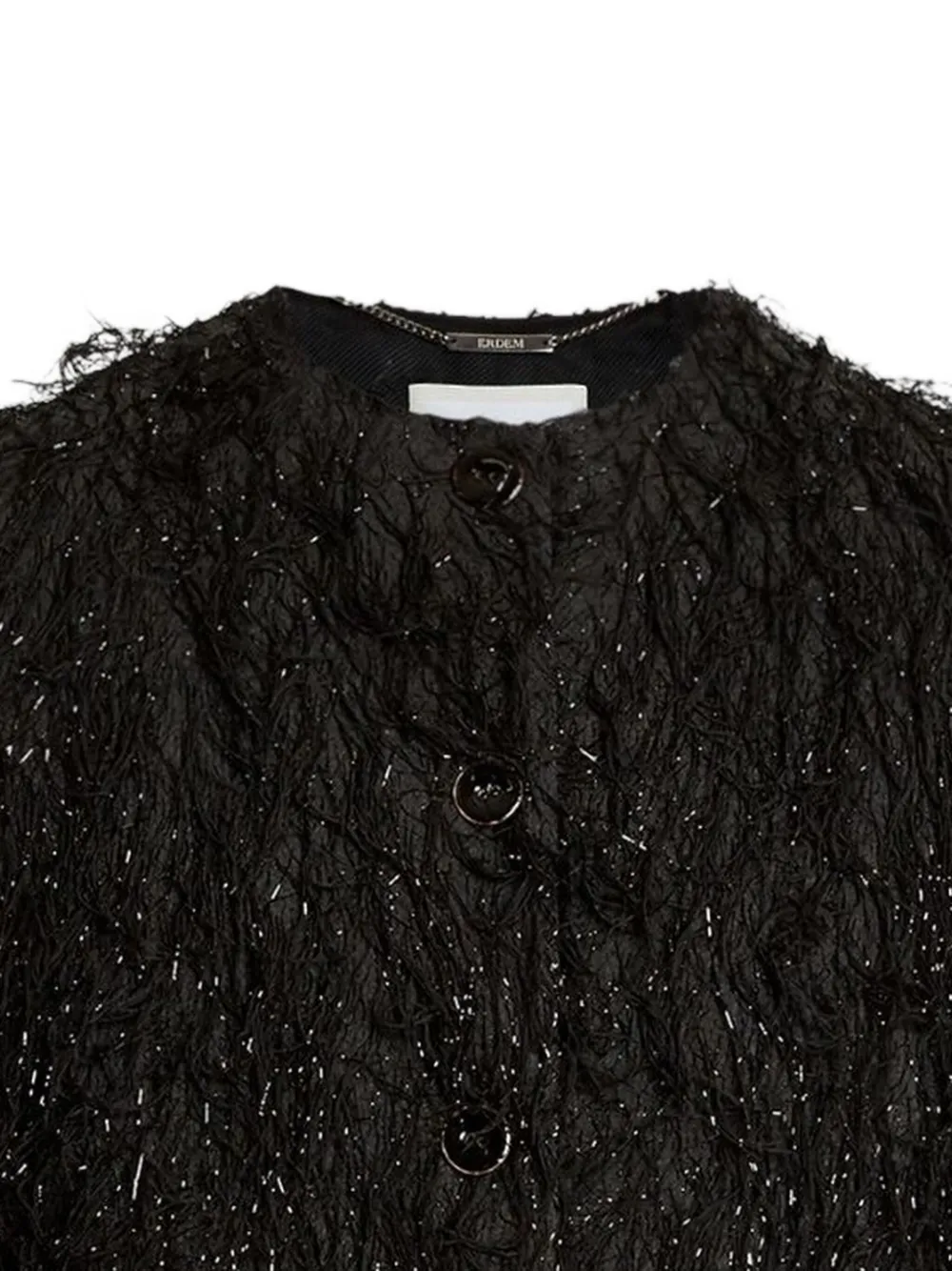 Erdem Cropped Jacket - Black 