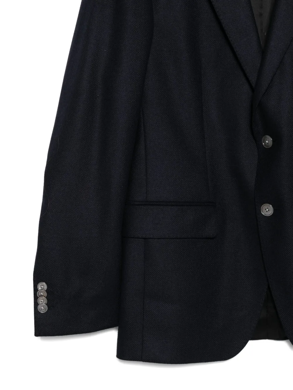 BOSS Jas met enkele rij knopen Blauw