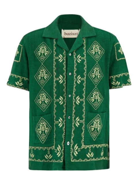 Baziszt Mexican button-down embroidered shirt