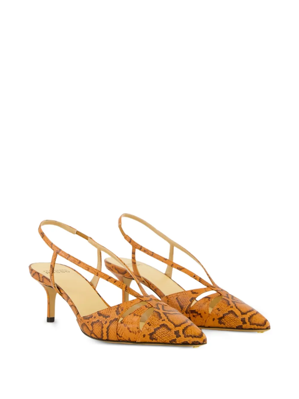 Francesco Russo Kitten-heel Pumps In Multi