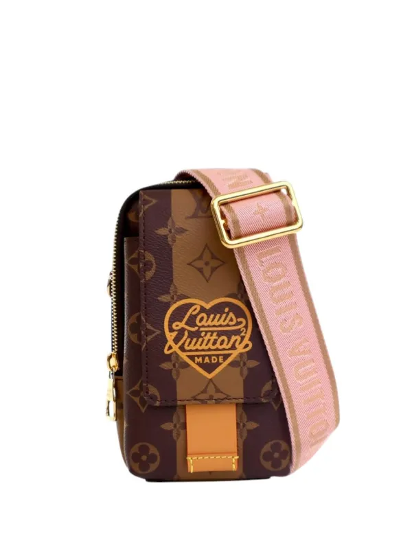 Louis Vuitton Pre-Owned 2021-2025 Nigo Monogram Reverse Double Phone Pouch  Crossbody Bag Brown FARFETCH PH