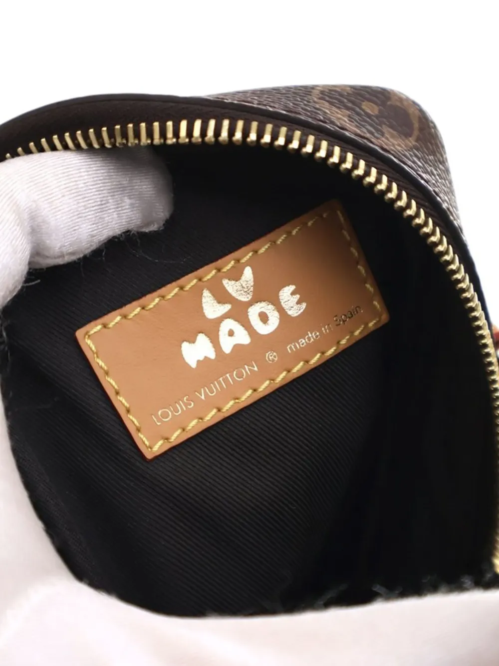 Louis Vuitton Pre-Owned 2021-2025 Nigo Monogram Reverse Double Phone Pouch crossbody bag | Pre-Owned | Image 2
