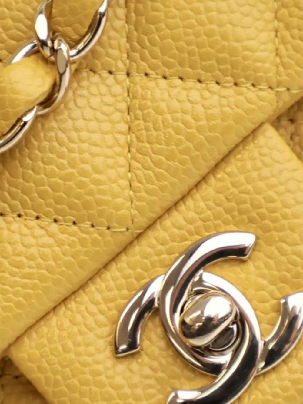 CHANEL Pre-Owned 2018 Mini Square Classic Caviar Single Flap crossbody bag | Pre-Owned | Image 2