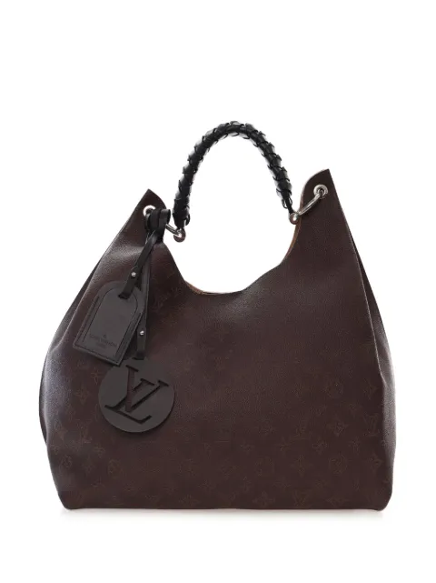 Louis Vuitton Pre-Owned 2021-2025 Monogram Mahina Carmel hobo bag