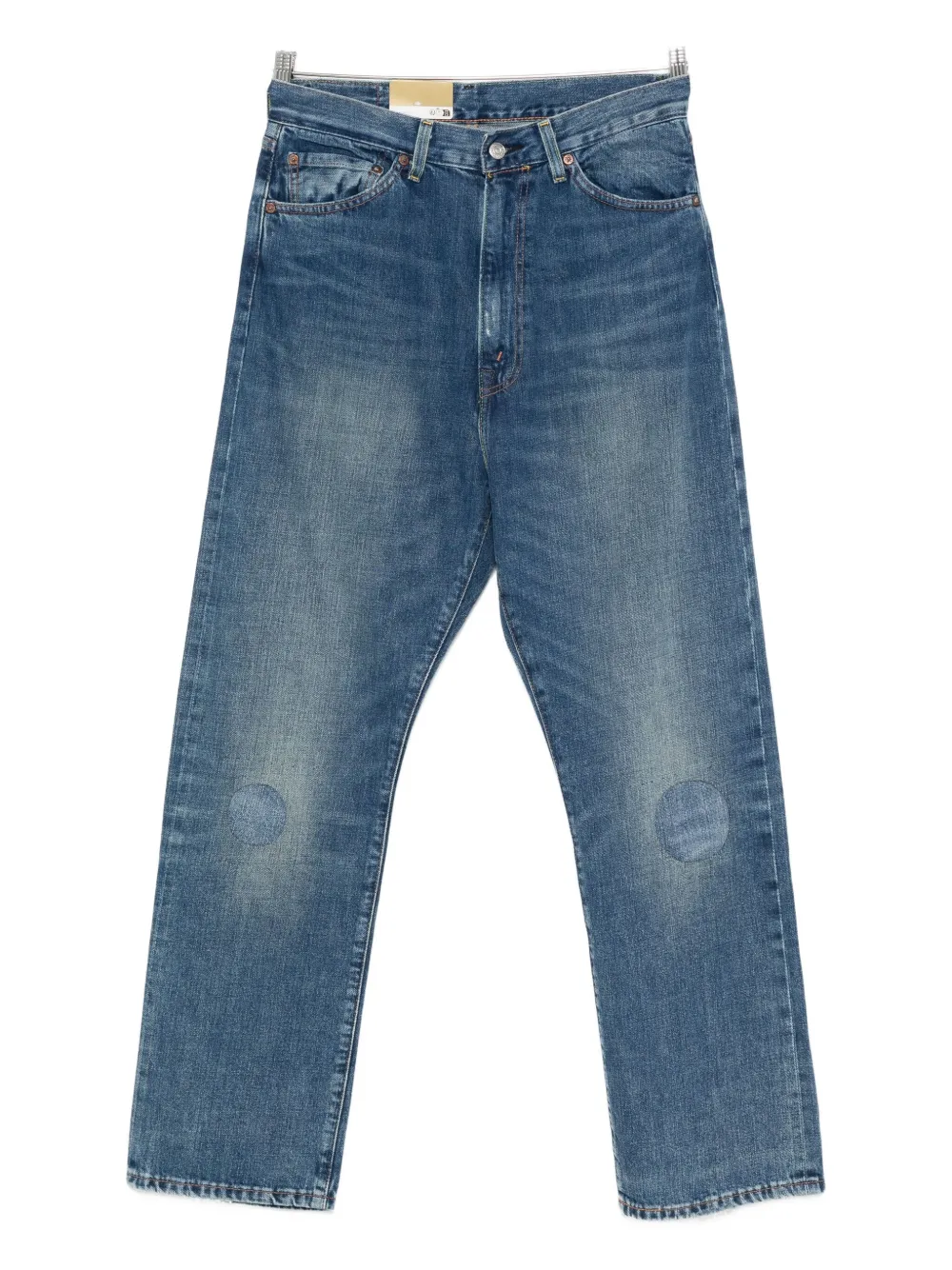 Levi's Knee-patch Faded Jeans In Blue