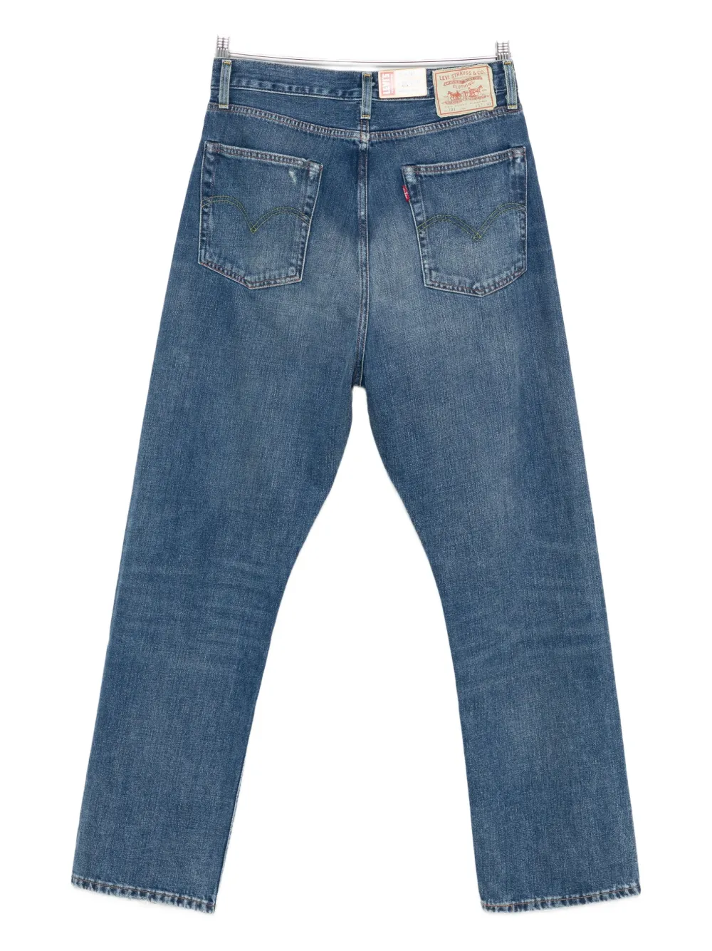 Levi's Vintage Clothing knee-patch faded jeans - Blauw