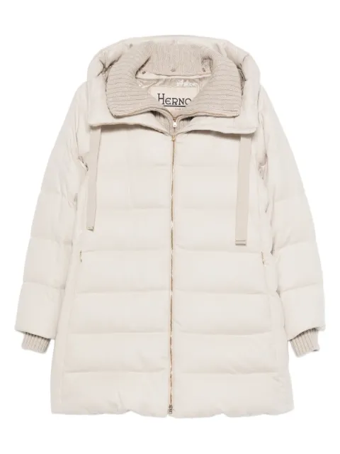 Herno hooded quilted coat
