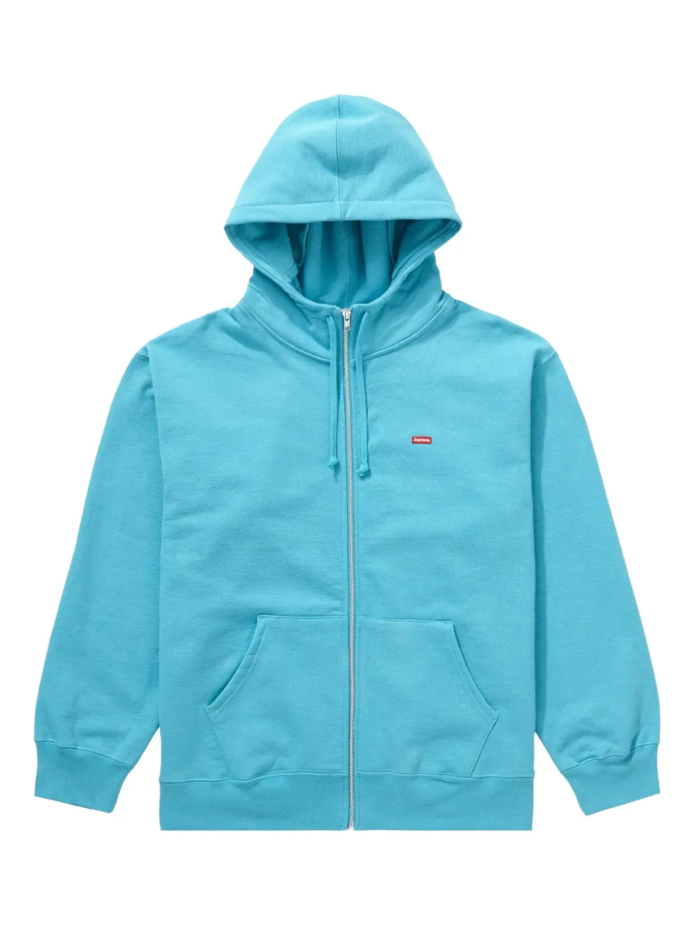 Supreme Small Box zip-up hooded sweatshirt | Blue | Image 1