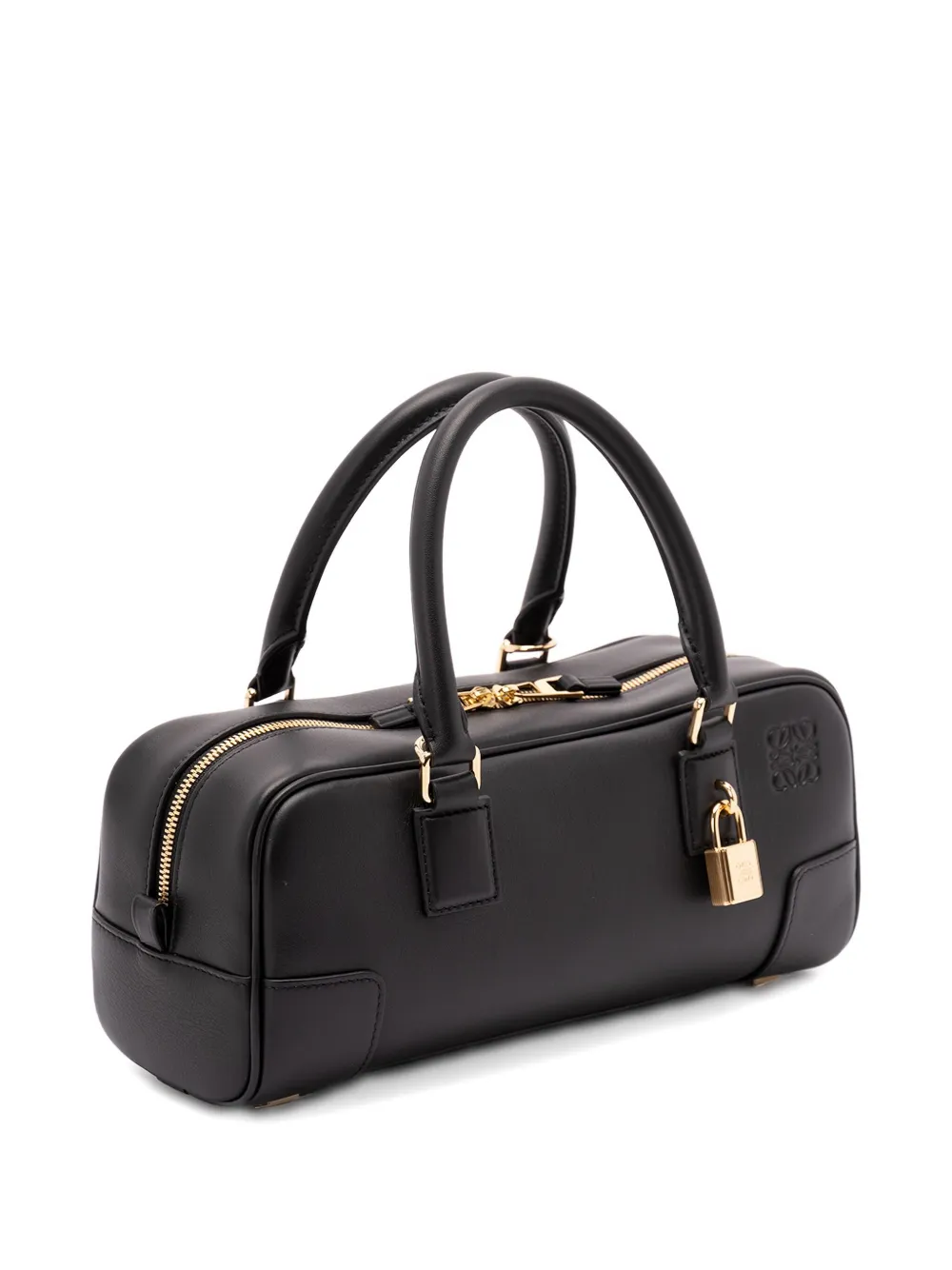 Loewe Amazona 23 Cropped Bag In Nappa Calfskin In Black
