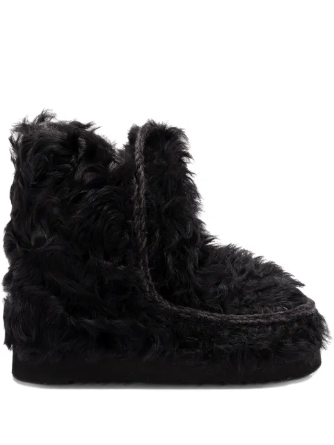 Mou goat fur ankle boots