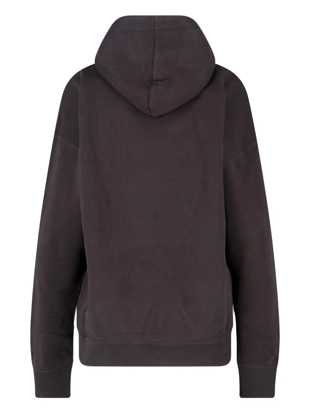 Isabel Marant Logo-embroidered Hooded Sweatshirt In Brown