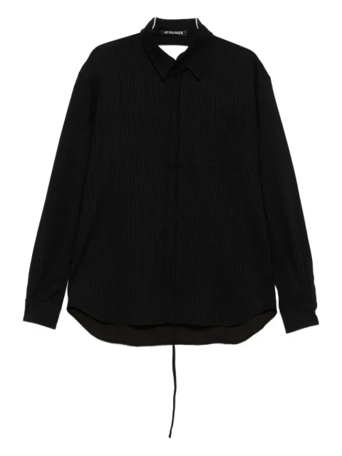 Ottolinger pinstripe-print pocket top