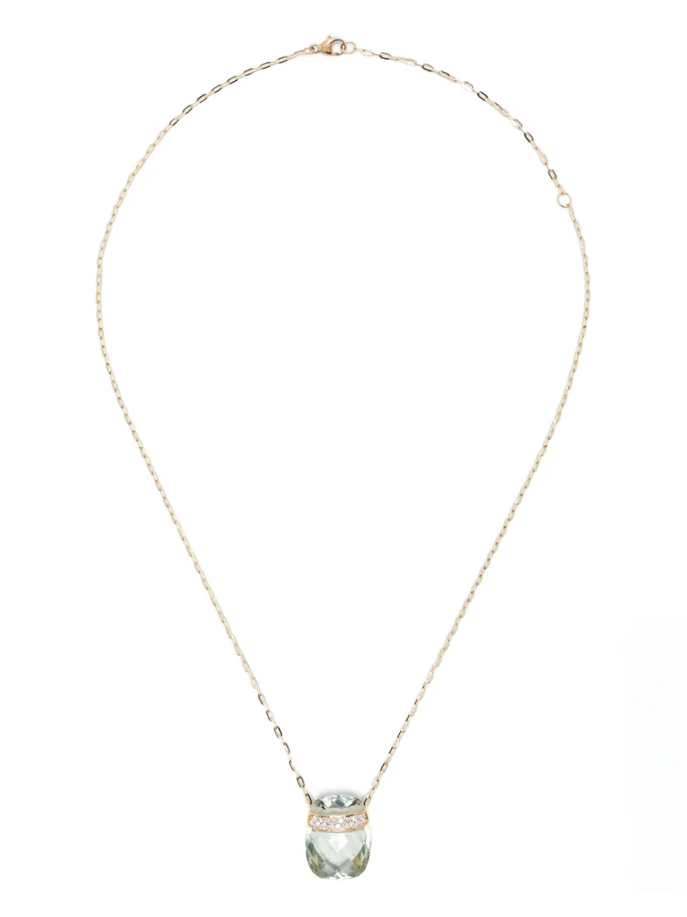 Jia Jia 14k Yellow Gold Diamond Necklace In Silver