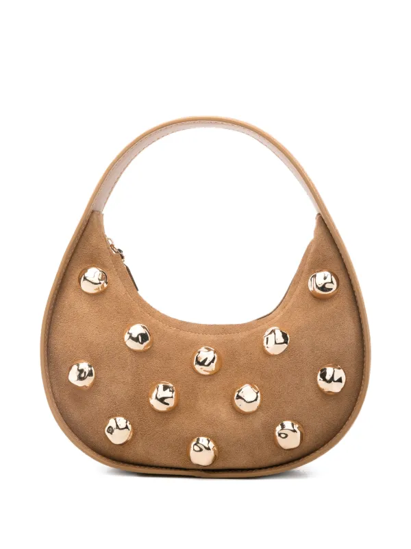 Simkhai Finn Studded Shoulder Bag in Neutrals