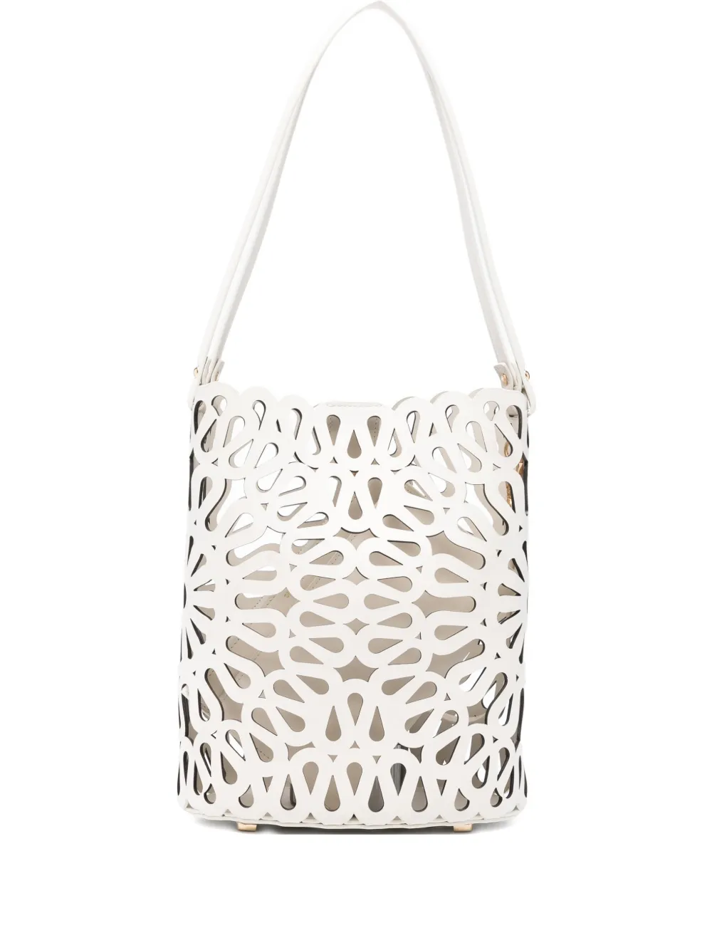 Simkhai Mccall laser-cut bucket bag - Weiß