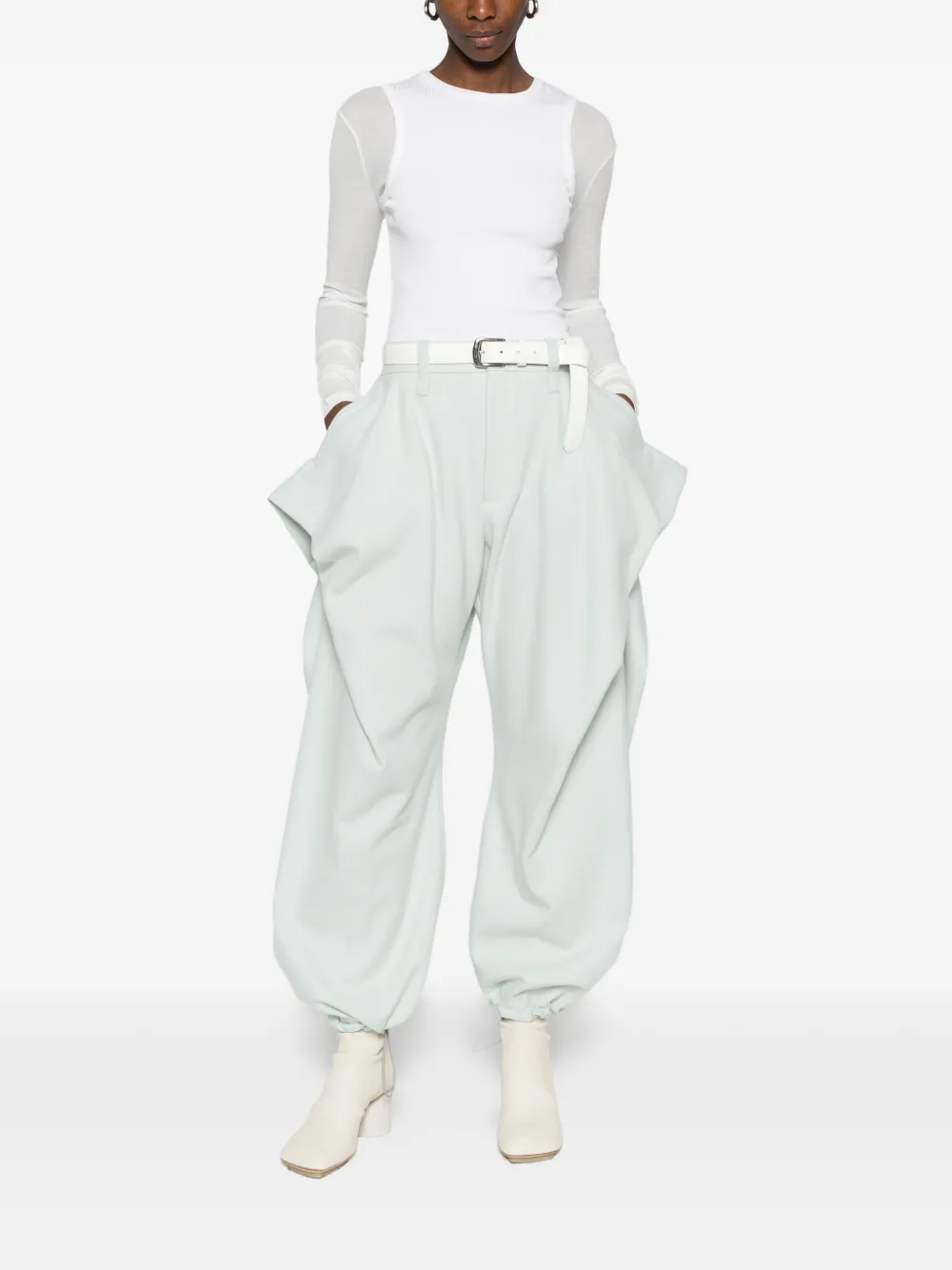 Issey Miyake pantalones con detalle drapeado | Pantalones rectos | Image 2