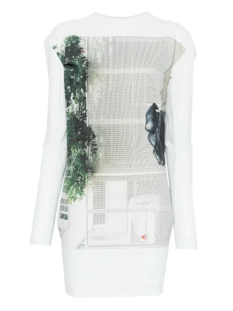 Issey Miyake Street View graphic print top
