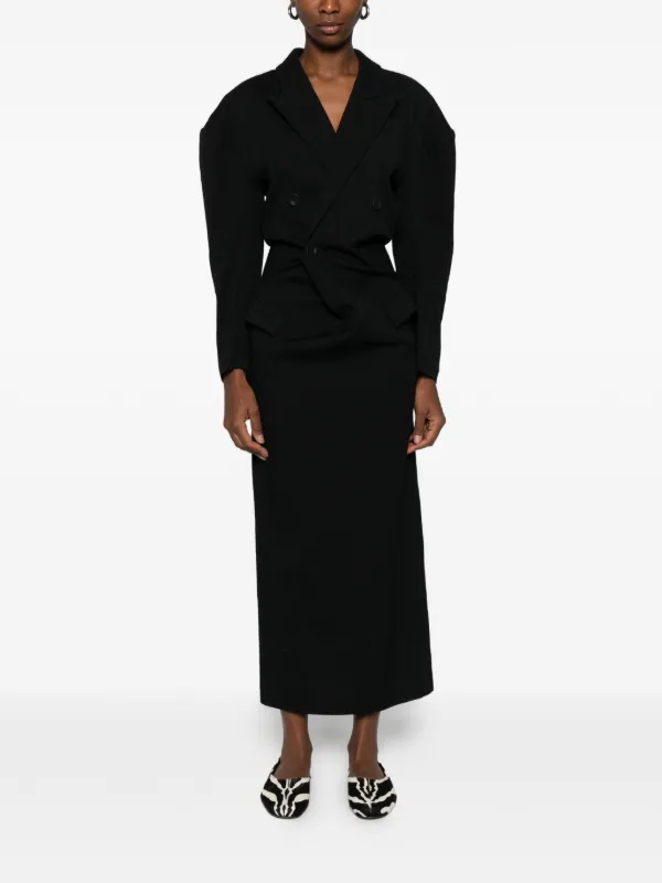 off-the-shoulder mini dress Private Planes Off Shoulder Mini Dress Black