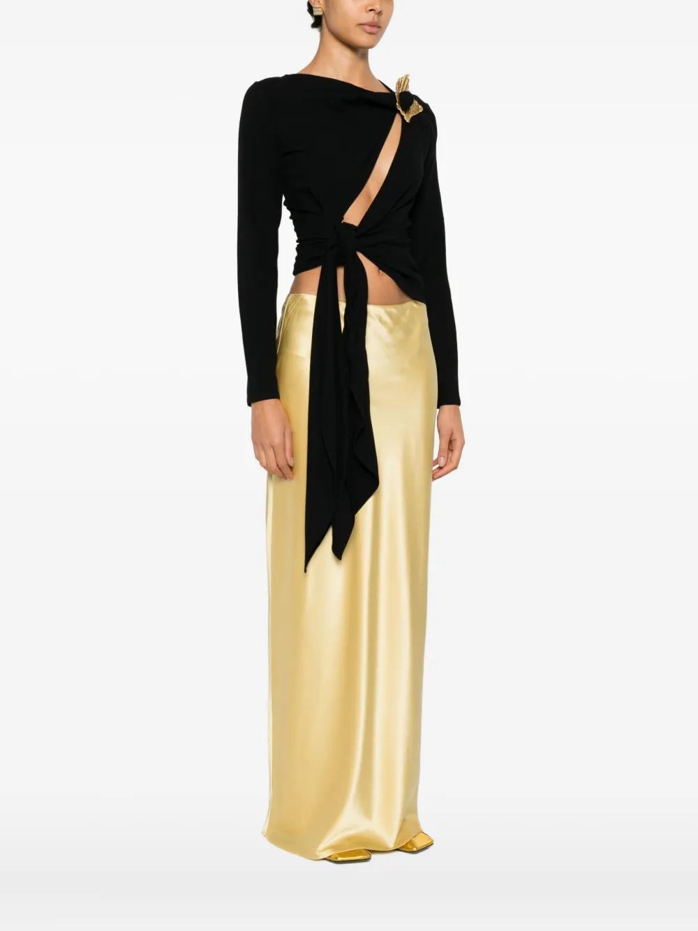 Cult Gaia Stassi Top In Black