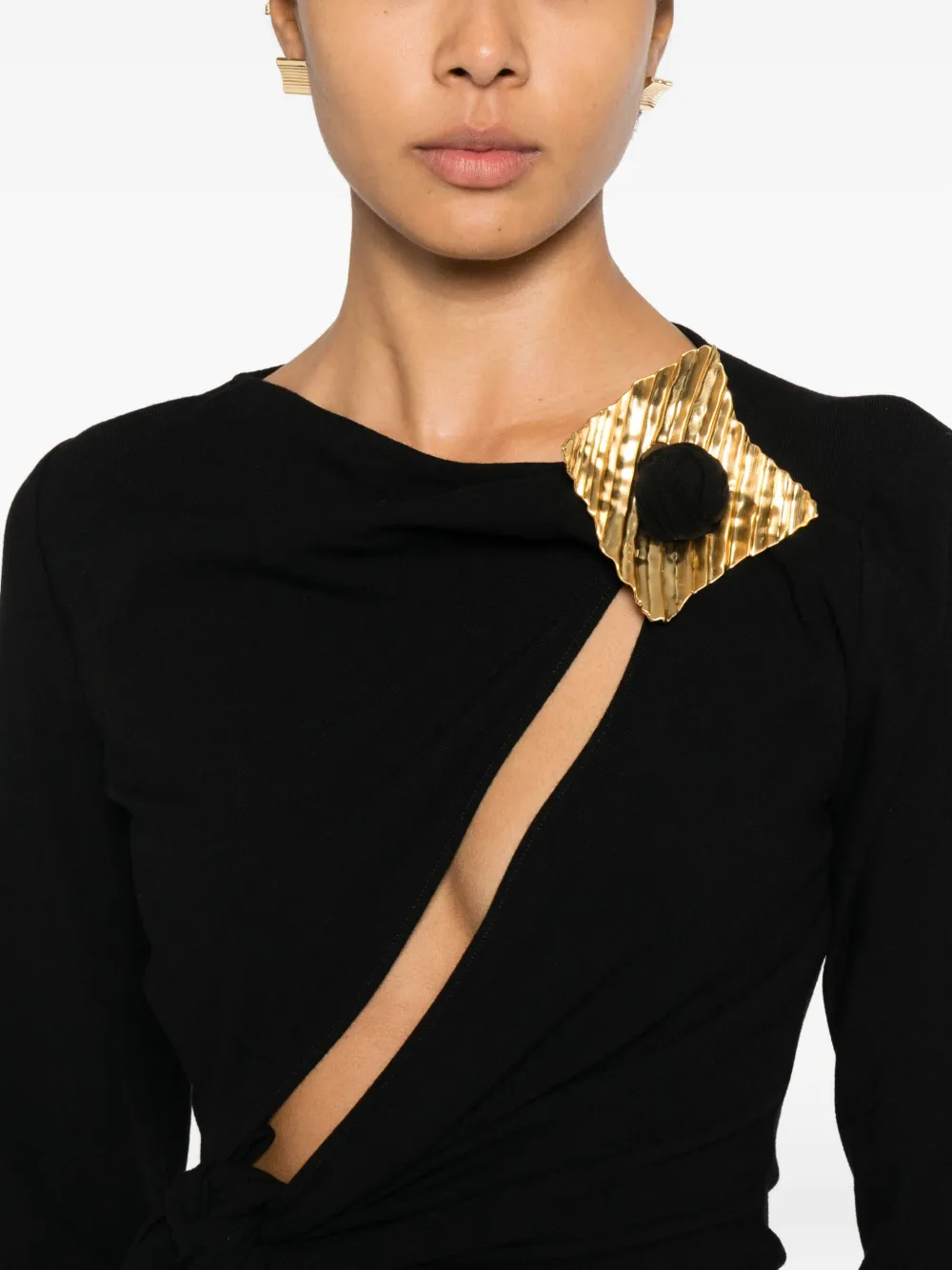 Cult Gaia Stassi Top In Black
