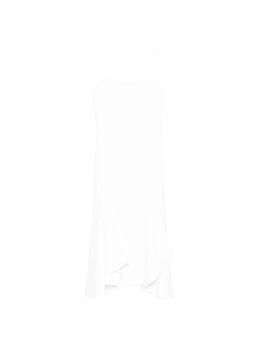Brandon Maxwell cascade strap dress - Bianco