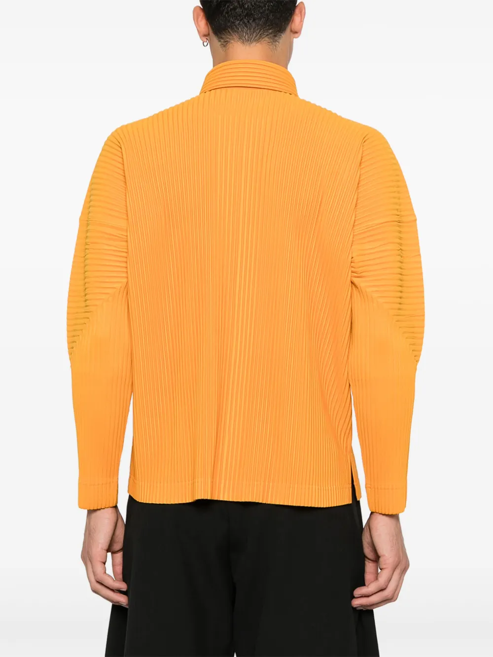 Homme Plissé Issey Miyake Plissé overhemd Oranje