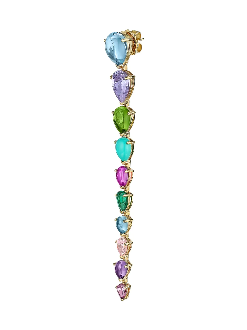 Anabela Chan 18k Gold Vermeil Nova Earrings In Multi